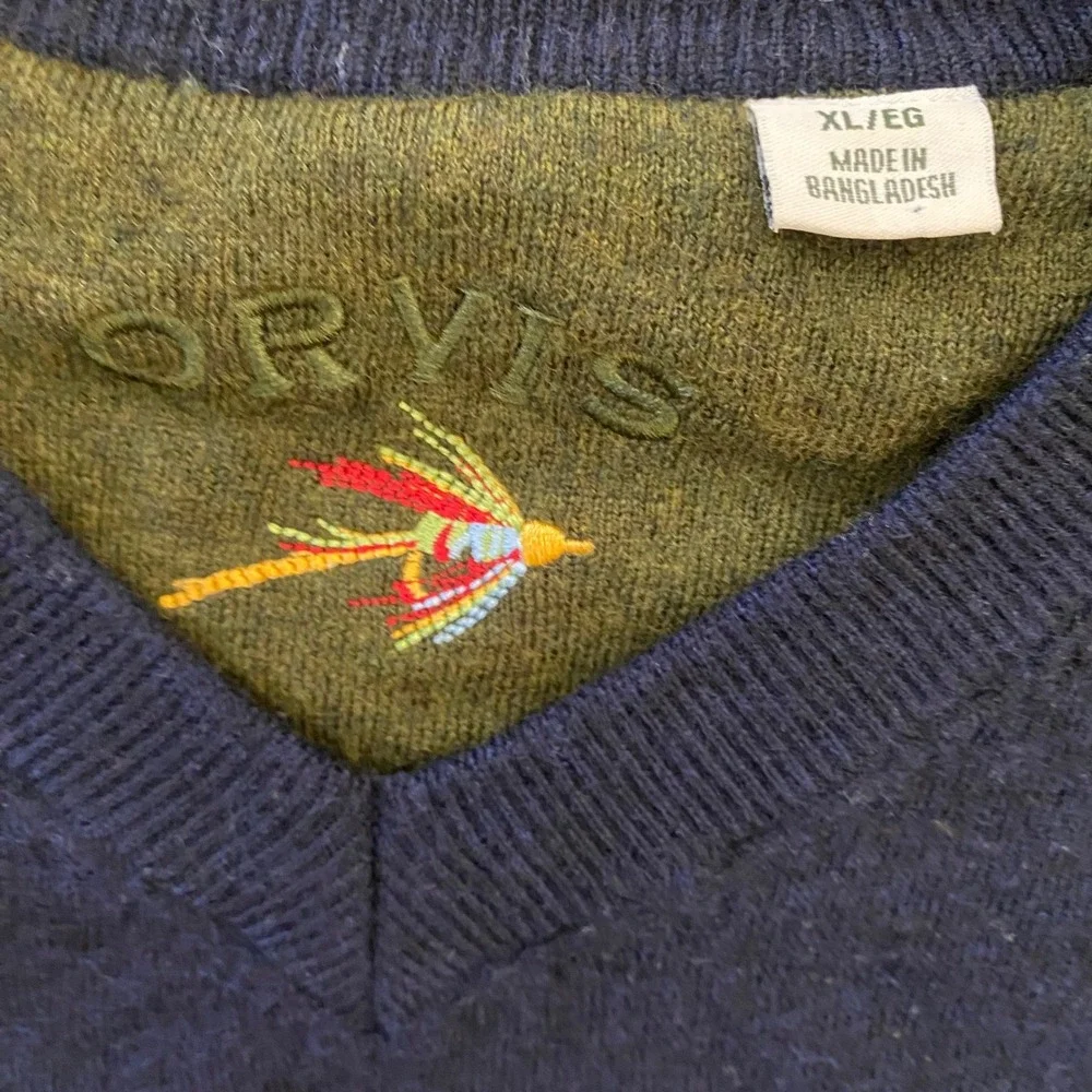 Orvis neck sweater
